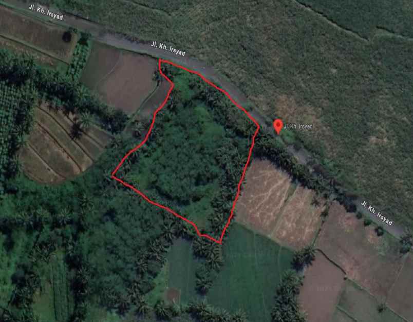 dijual tanah jl kh irsyad