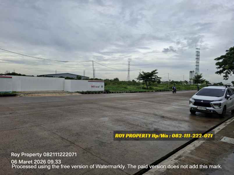 dijual tanah jl marunda makmur