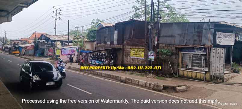 dijual tanah jl sholeh iskandar kayu