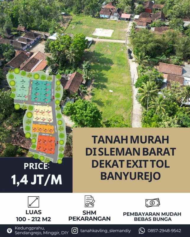 dijual tanah kedungprahu sendangrejo