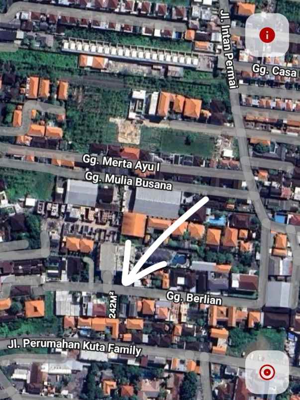 dijual tanah lp kerobokan kelof