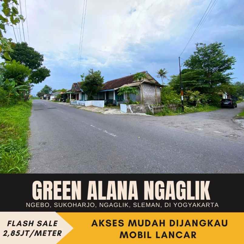 dijual tanah ngebo sukoharjo ngaglik