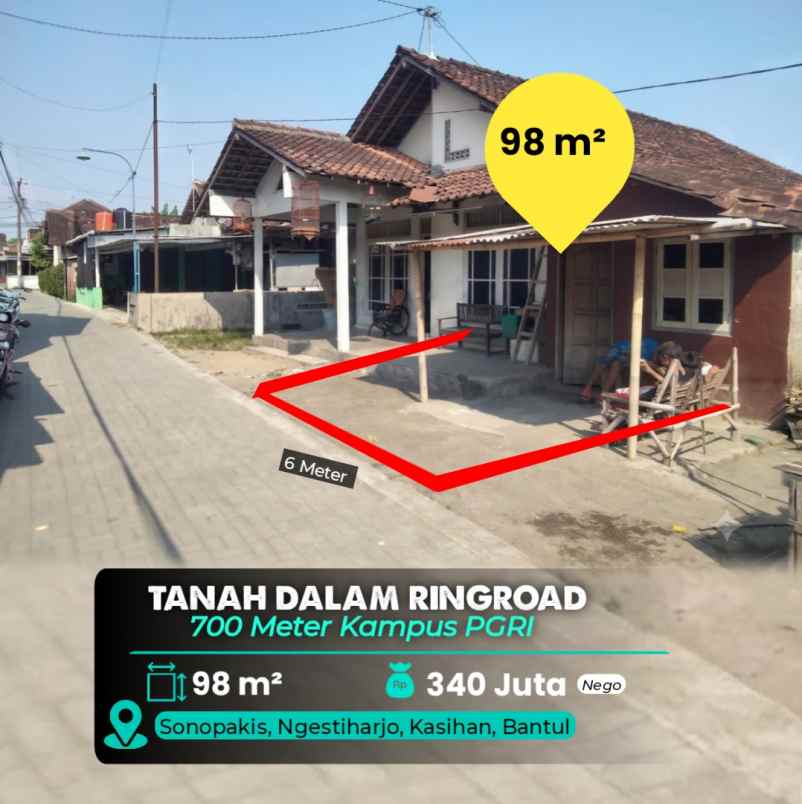 dijual tanah ngestiharjo