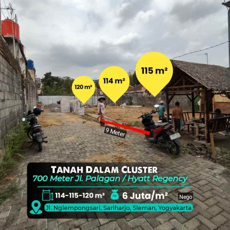 dijual tanah palagan km 7
