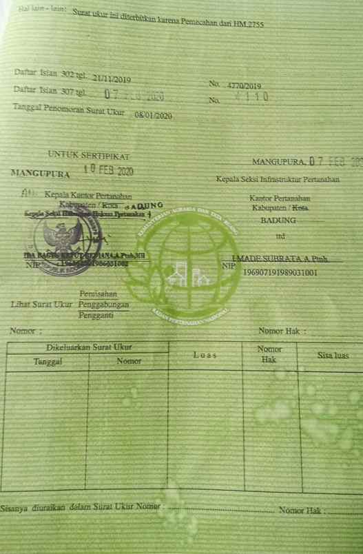 dijual tanah peguyangan kangin