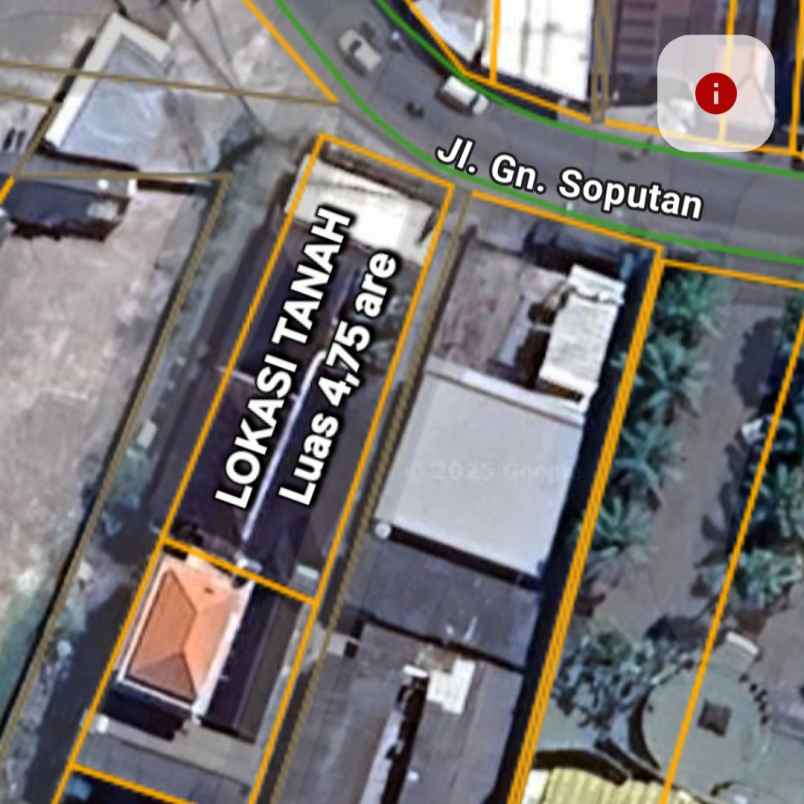 dijual tanah pemecutan klod