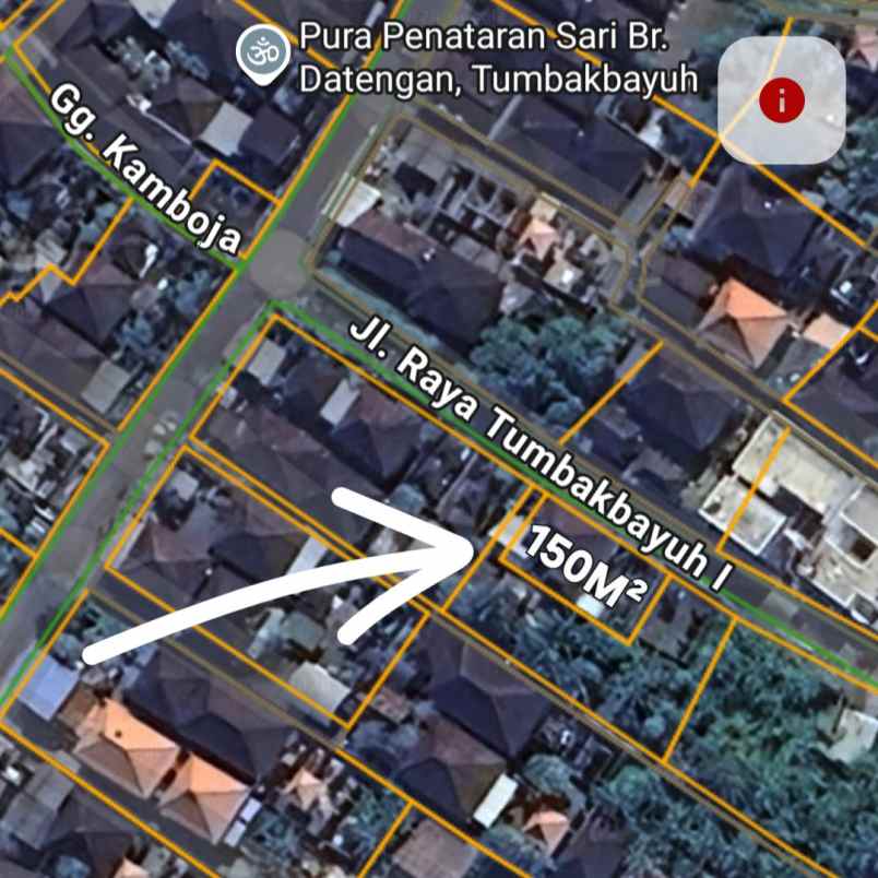 dijual tanah pererenan buduk