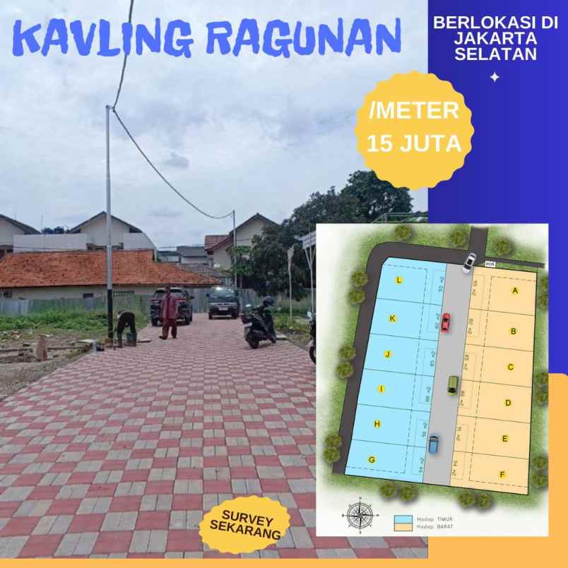 dijual tanah ragunan