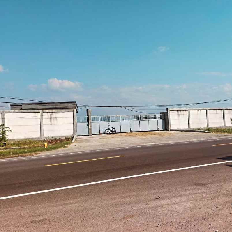 dijual tanah strategis dekat pintu tol sragen