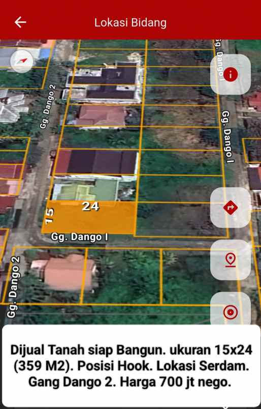 dijual tanah sungai raya dalam