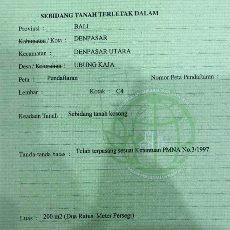 dijual tanah utara citra land cargo