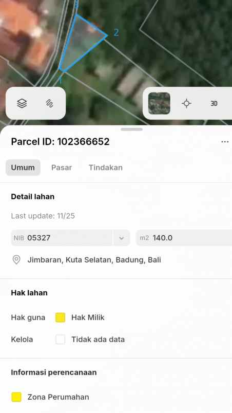 dijual tanah utara citra land cargo