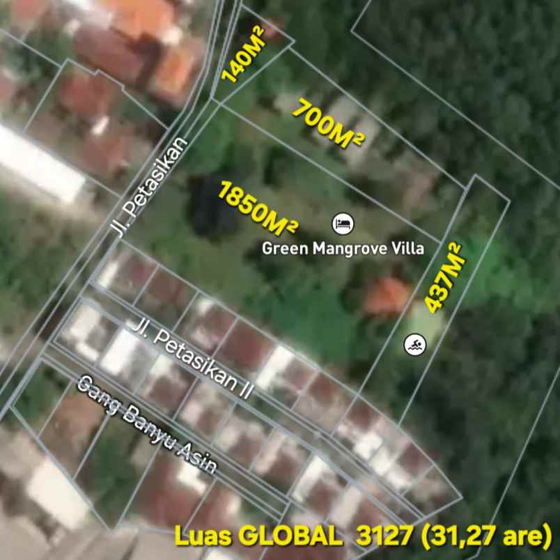 dijual tanah utara citra land cargo