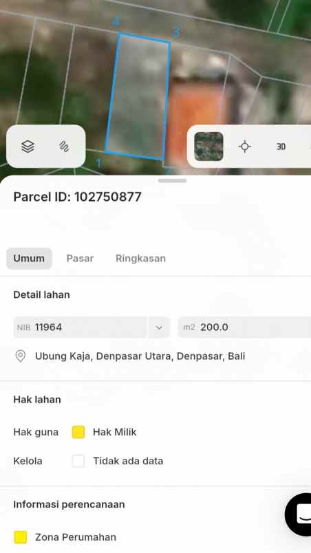 dijual tanah utara citra land cargo