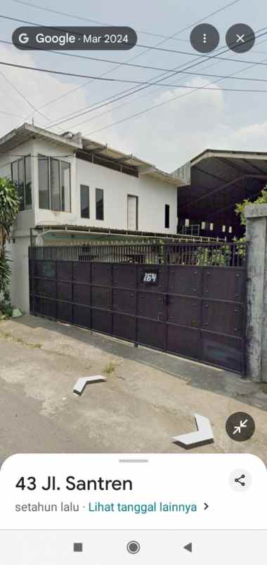 disewakan gudang gedangan 700m2