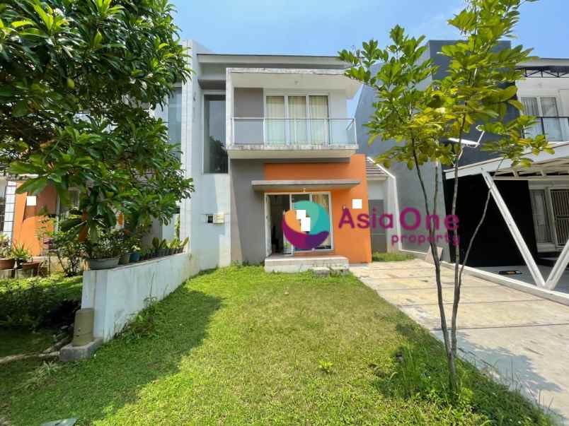 disewakan rumah serpong lagoon cluster aquatic