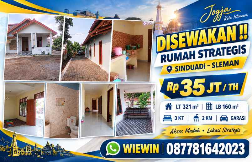 disewakan rumah sinduadi mlati sleman