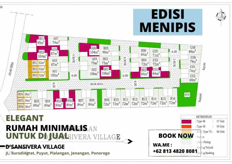 edisi menipis rumah syariah minimalis ponorogo
