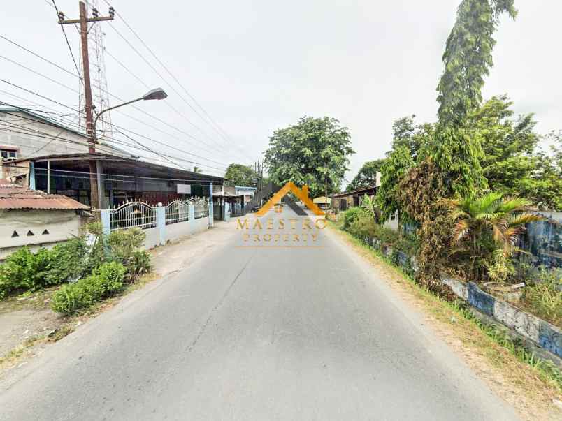 jual tanah bangunan di jalan pertahanan patumbak