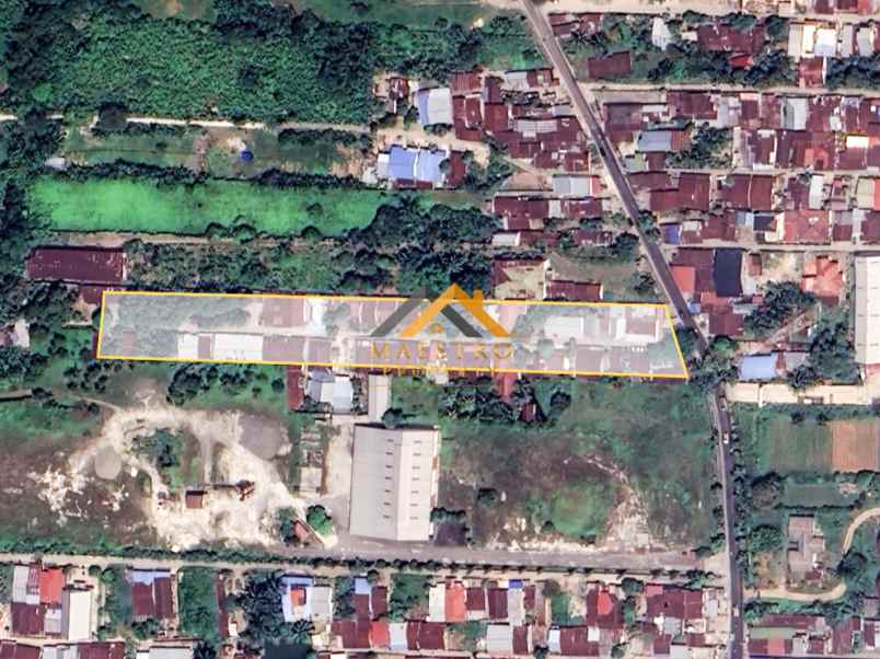 jual tanah bangunan di jalan pertahanan patumbak