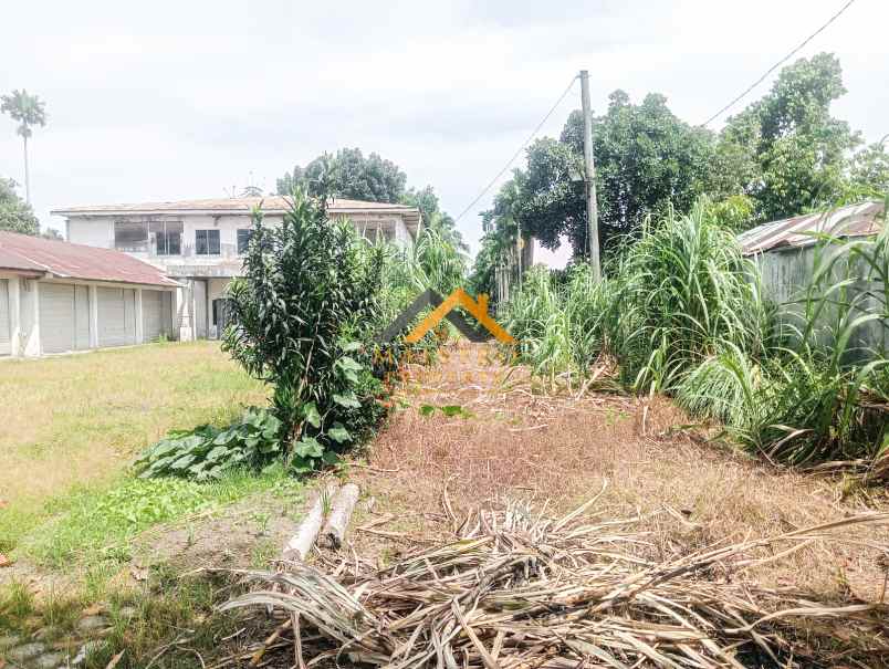 jual tanah bangunan di jalan pertahanan patumbak