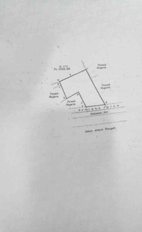lahan komersial hadap jalan luas 211m rawalumbu bekasi