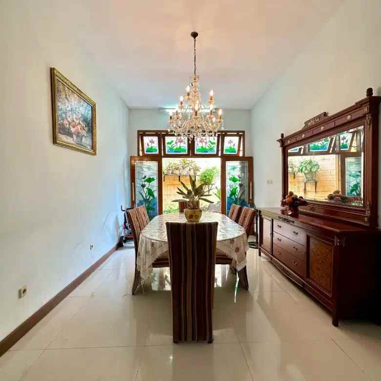 luxury mansion pejaten furnished bangunan besar elegan