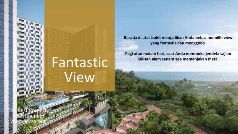 resort apartemen best view di semarang barat
