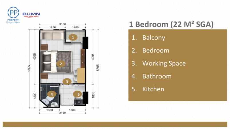 resort apartemen best view di semarang barat