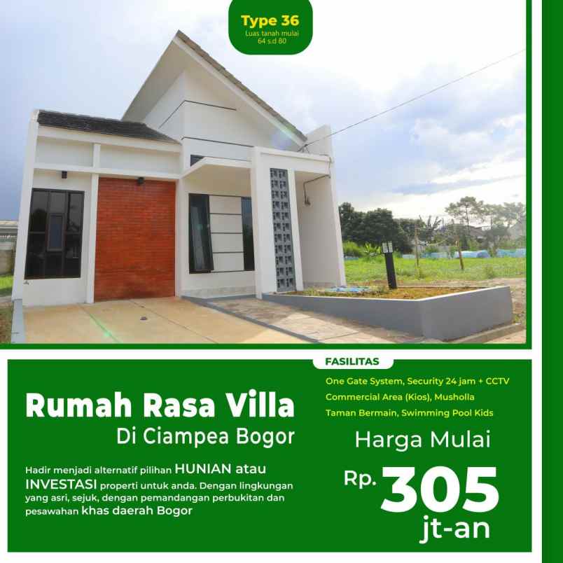 ruko gudang kantor ciampea bogor