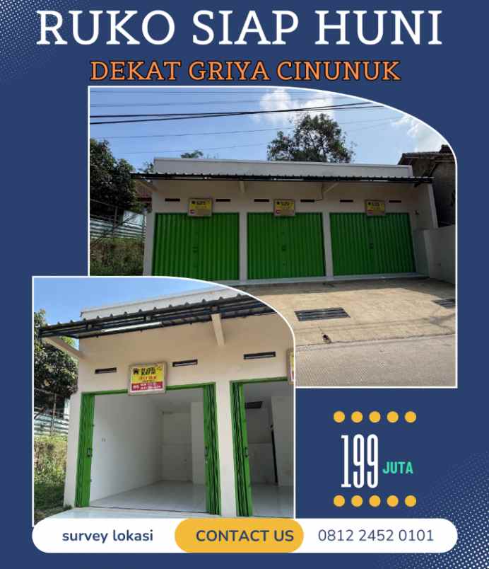 ruko murah dekat griya cinunuk