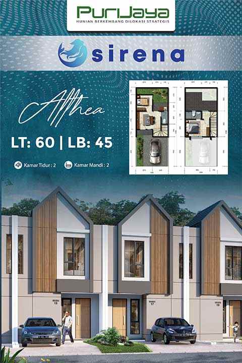 rumah 2 lantai grand batavia 2 cluster sirena shm