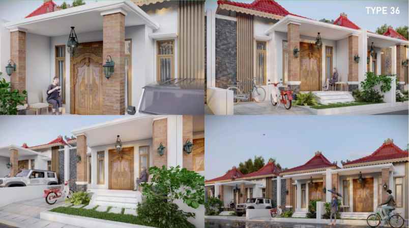 rumah cantik murah konsep joglo di prambanan