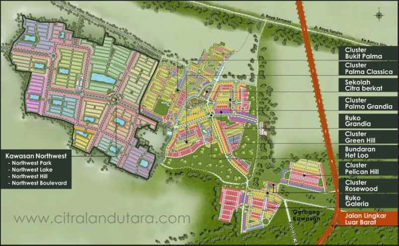 rumah citraland nortwest