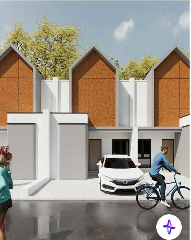 rumah di pondok rajeg cibinong dekat stasiun kereta