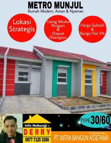 rumah jalan raya munjul solear