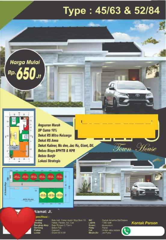 rumah jatimekar bekasi jawa barat