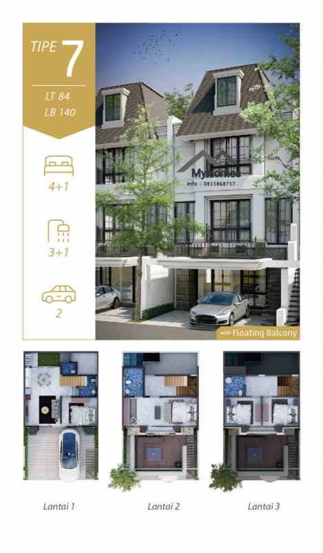 rumah jl seroja bintaro pesanggrahan