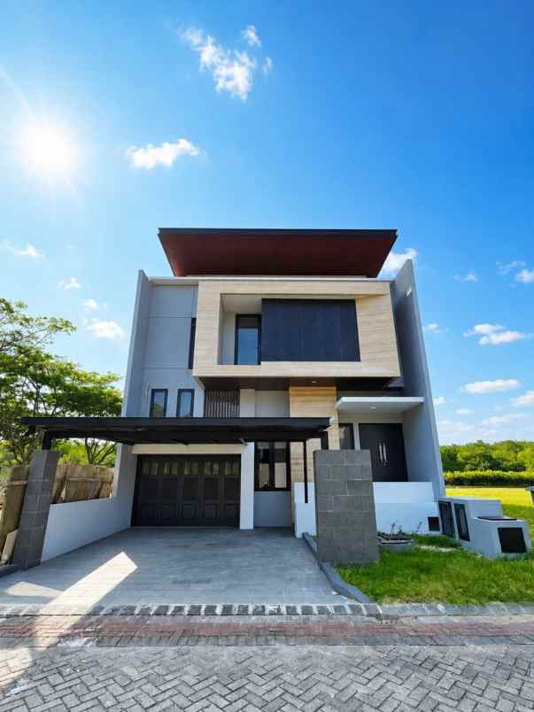 rumah lux minimalis pakuwon city grand island