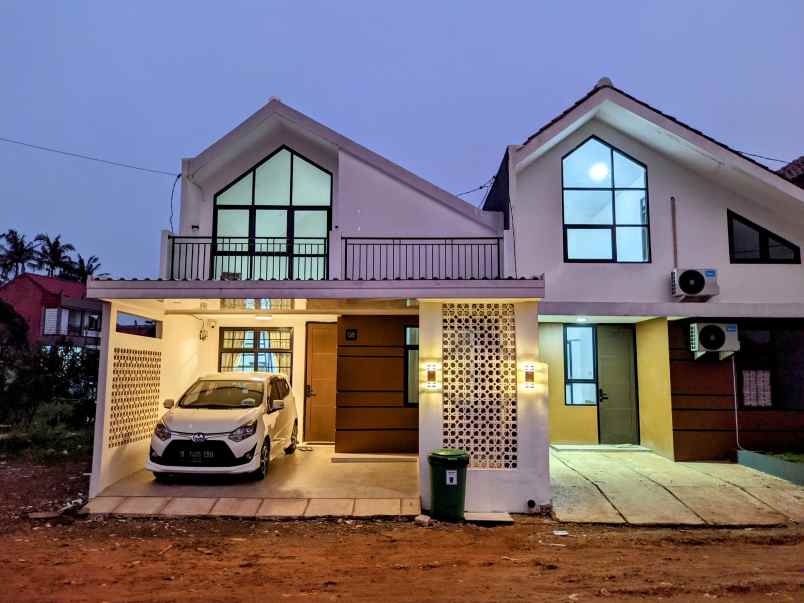 rumah mezanine scandinavian di depok