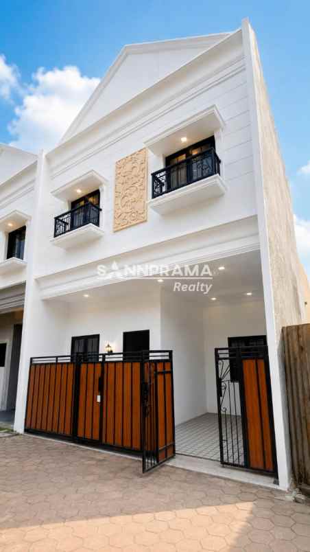 rumah minimalis classic modern di beji depok
