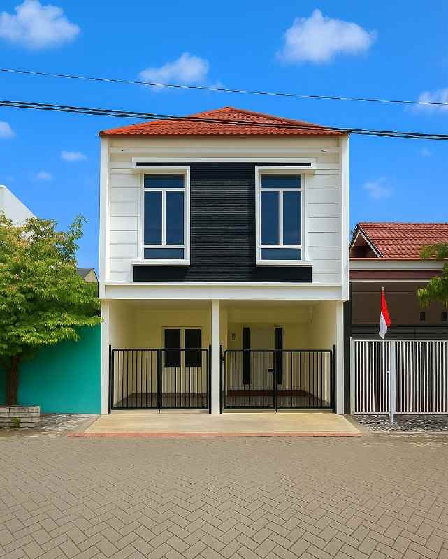 rumah pantai mentari strategis siap huni 2 carport