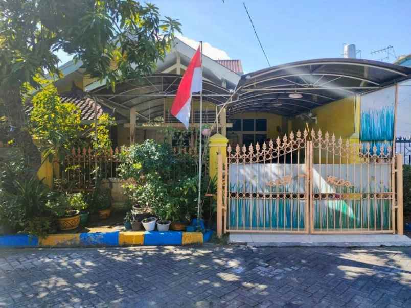 rumah rungkut mapan tengah row 2 mobil