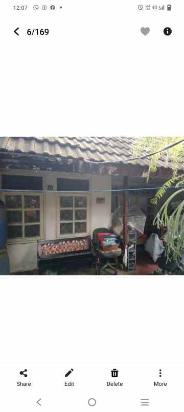 rumah second tanah luas jual cepat dijatipadang jaksel