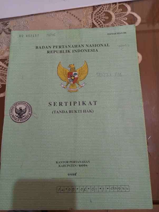rumah siap huni di gresik cepat dijual sebelum lelang