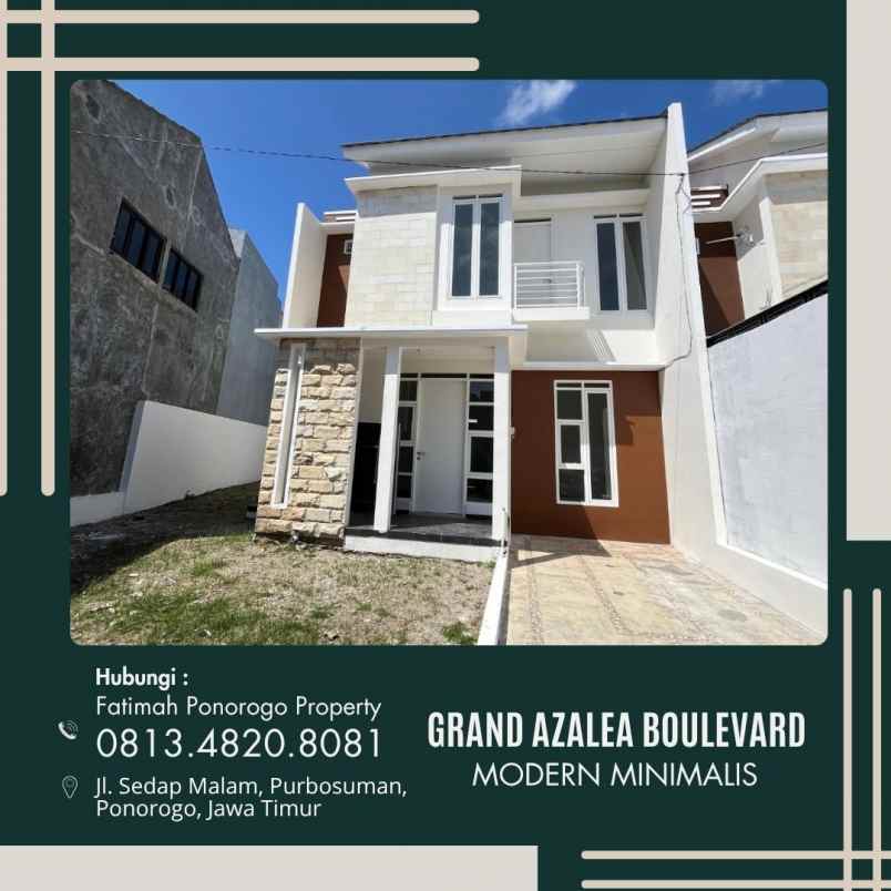 rumah syariah di tengah kota ponorogo tinggal 1unit