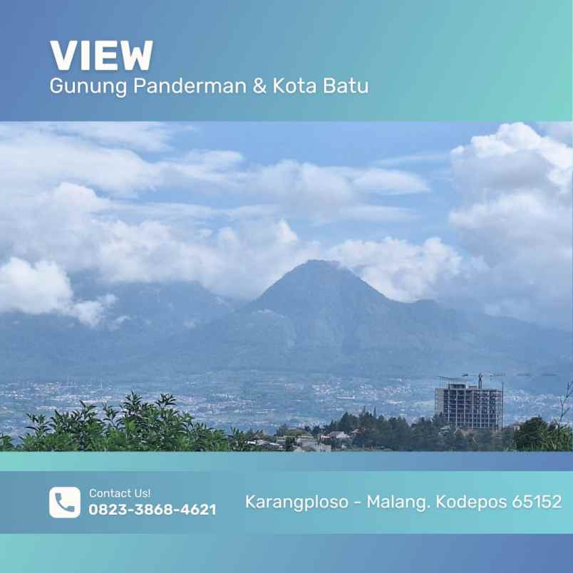 rumah vila dekat batu di karangploso