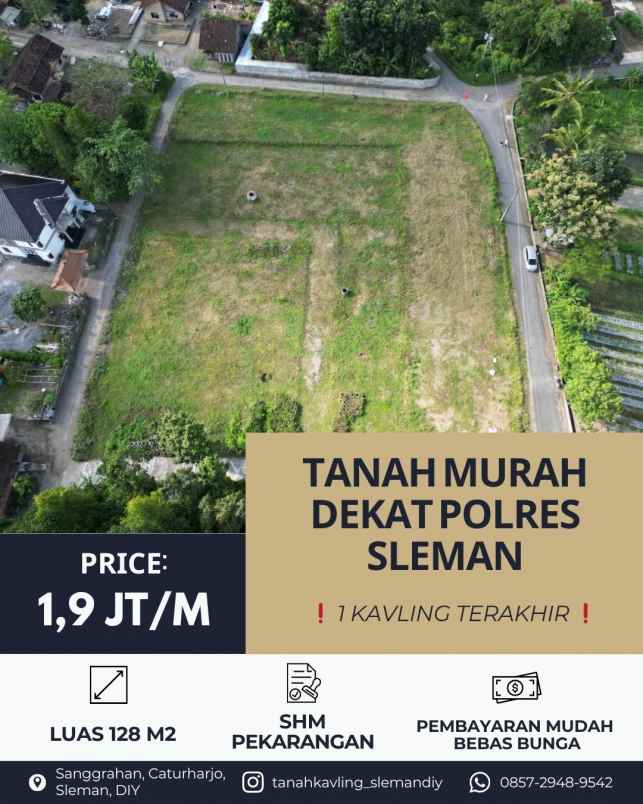tanah kavling dekat polresta sleman