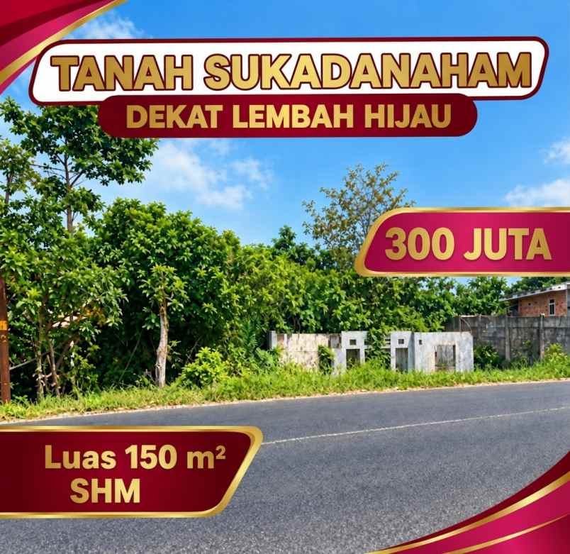 tanah sukadanaham kaliawi murah