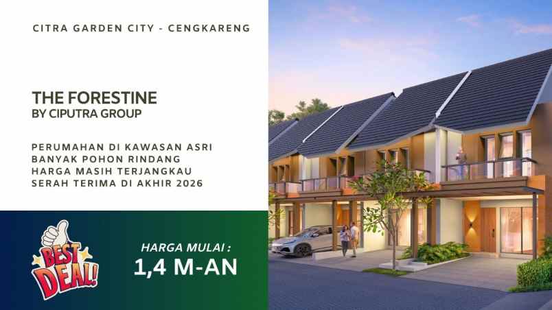 the forestine citra garden city 8 cengkareng